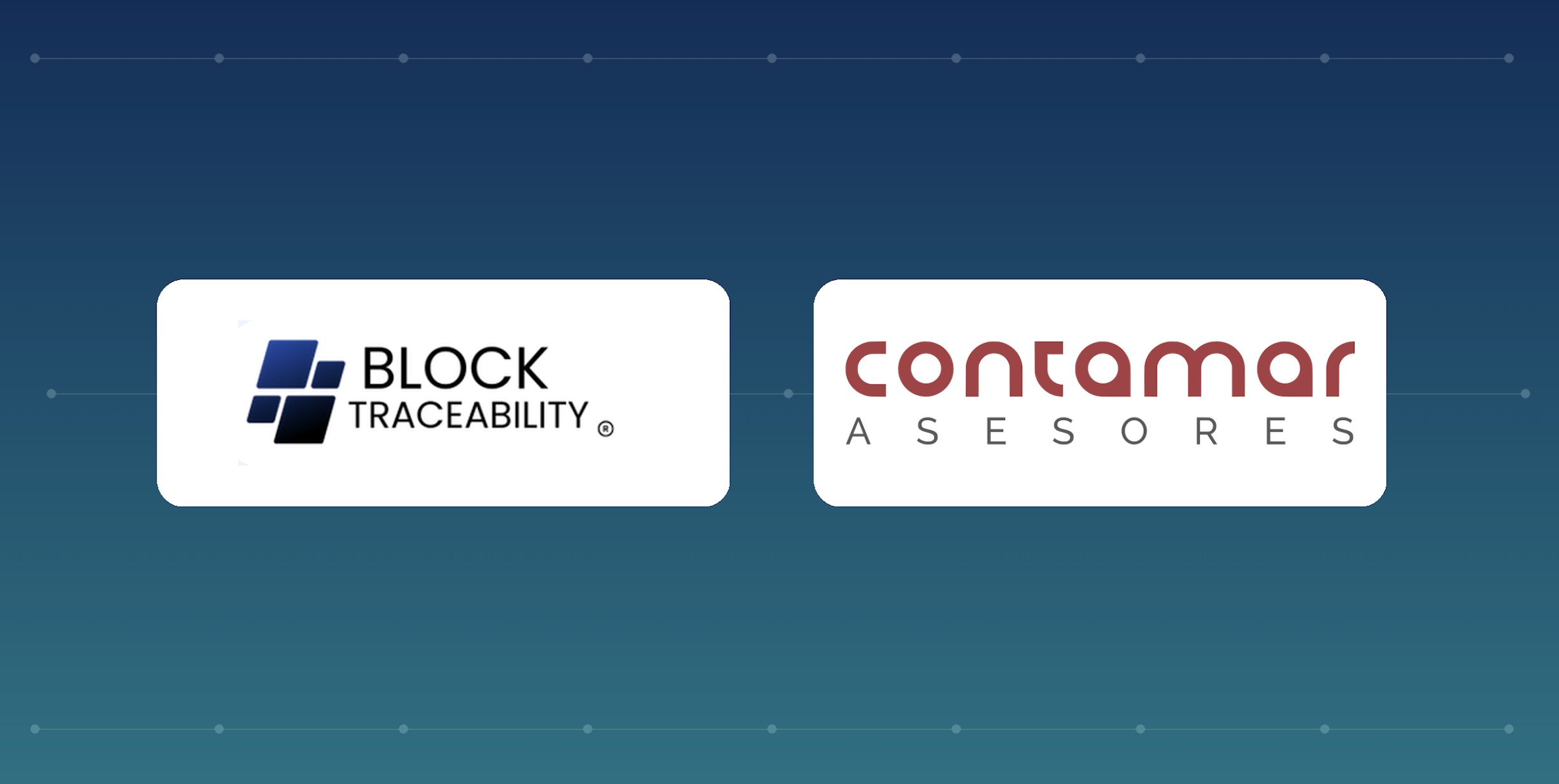 Colaboración Contamar y BlockTraceability